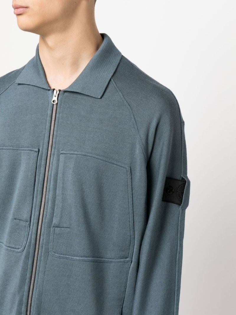 Blue Zip-up Jacket