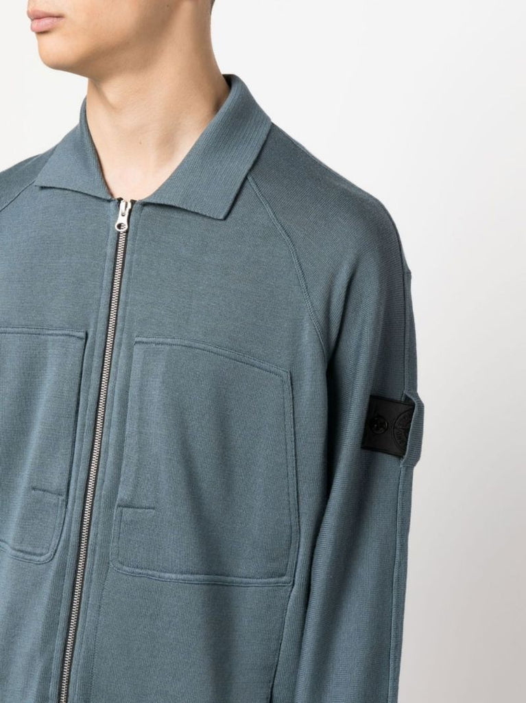 Blue Zip-up Jacket
