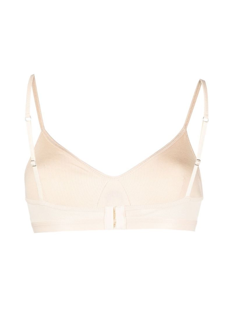 Neutral Crescent Moon Organic Cotton Bra