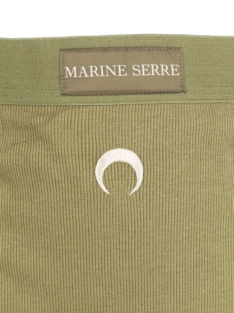 Green Crescent Moon Organic Cotton Briefs