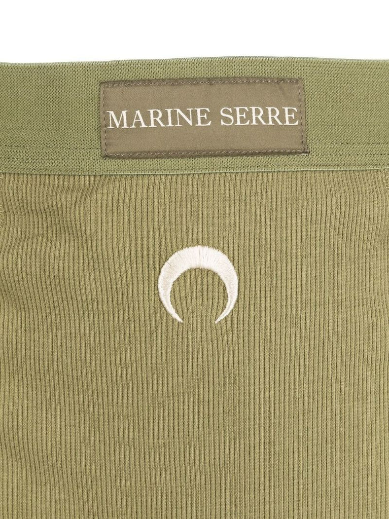 Green Crescent Moon Organic Cotton Briefs