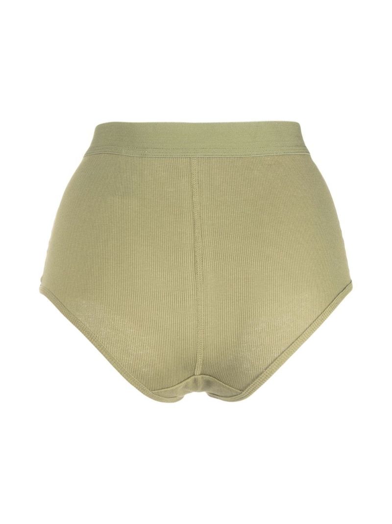 Green Crescent Moon Organic Cotton Briefs