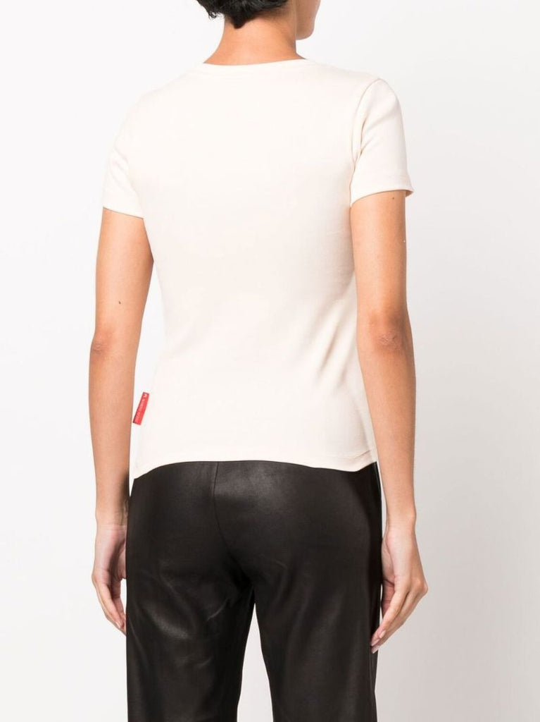 Neutral Wee Ribbed Organic Cotton T-shirt