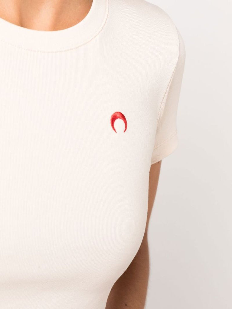 Neutral Wee Ribbed Organic Cotton T-shirt