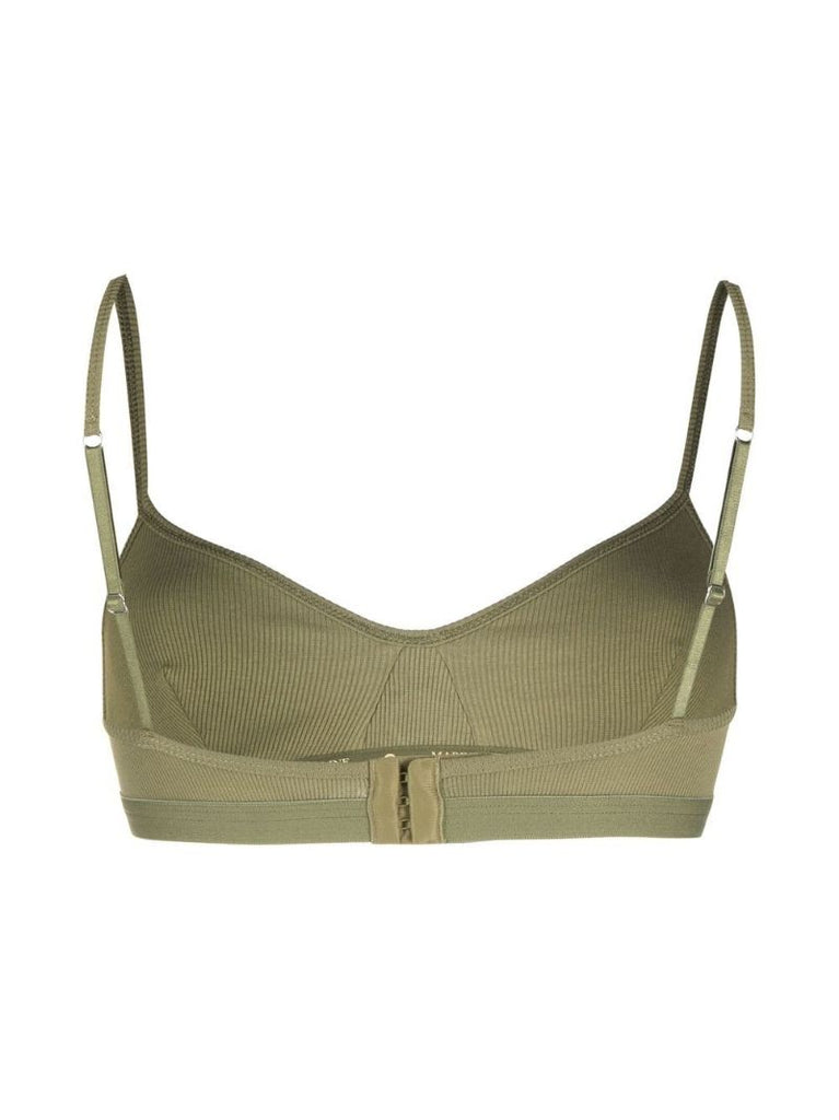 Green Crescent Moon Organic Cotton Bra