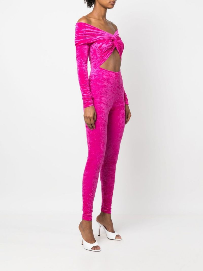 Pink Kendall Off-the-shoulder Jumpsuit