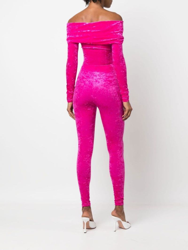 Pink Kendall Off-the-shoulder Jumpsuit