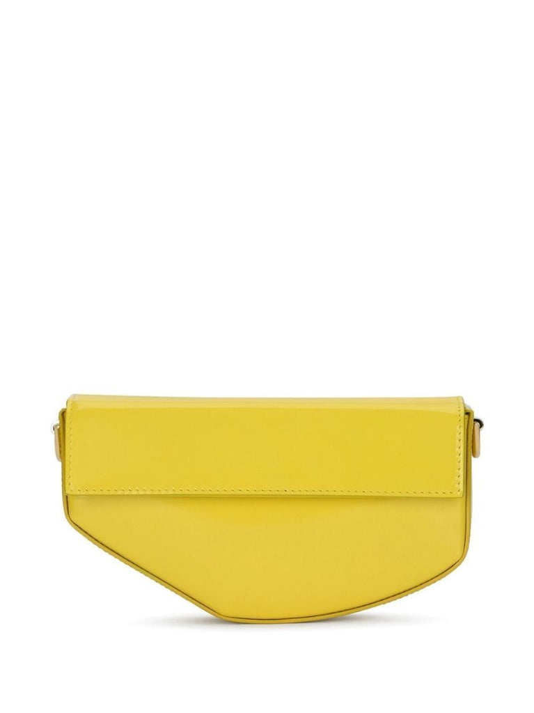 Yellow Bella Leather Crossbody Bag