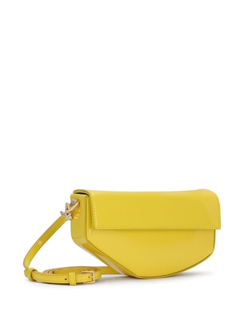 Yellow Bella Leather Crossbody Bag