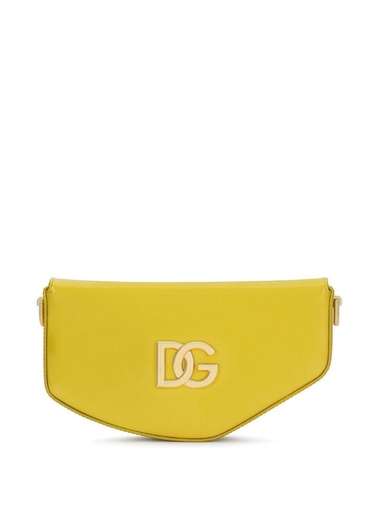 Yellow Bella Leather Crossbody Bag