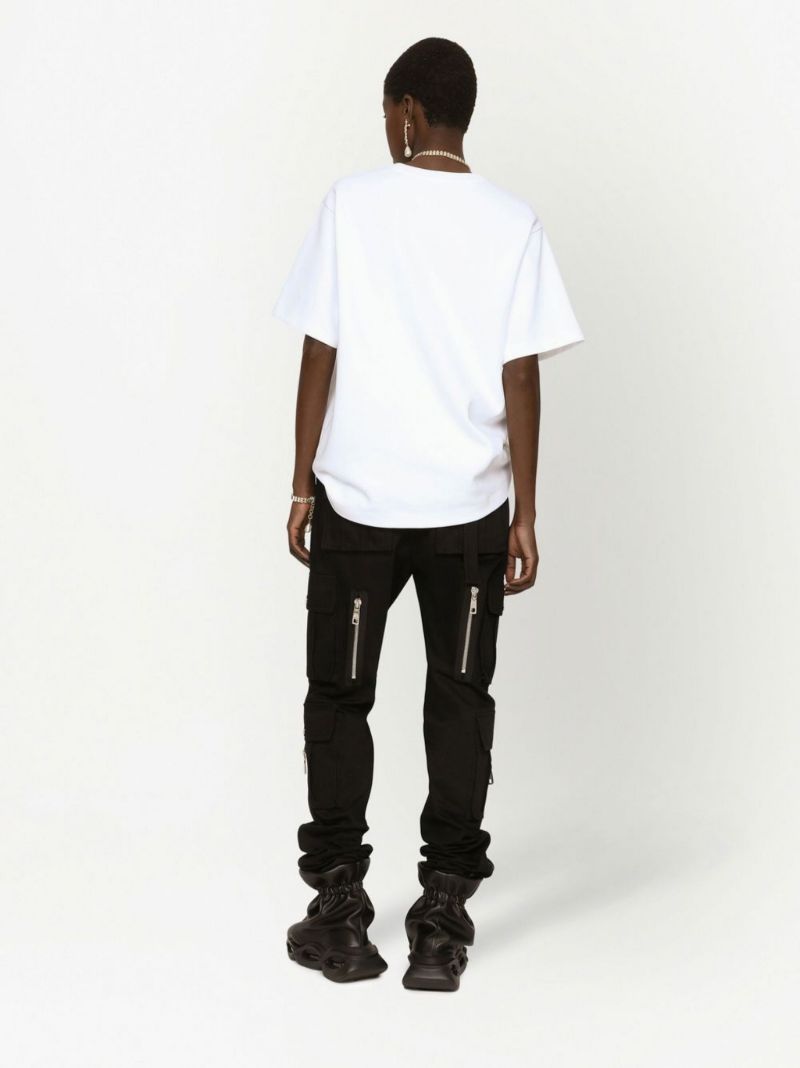 X Gianpiero D'alessandro White Graphic Print T-shirt
