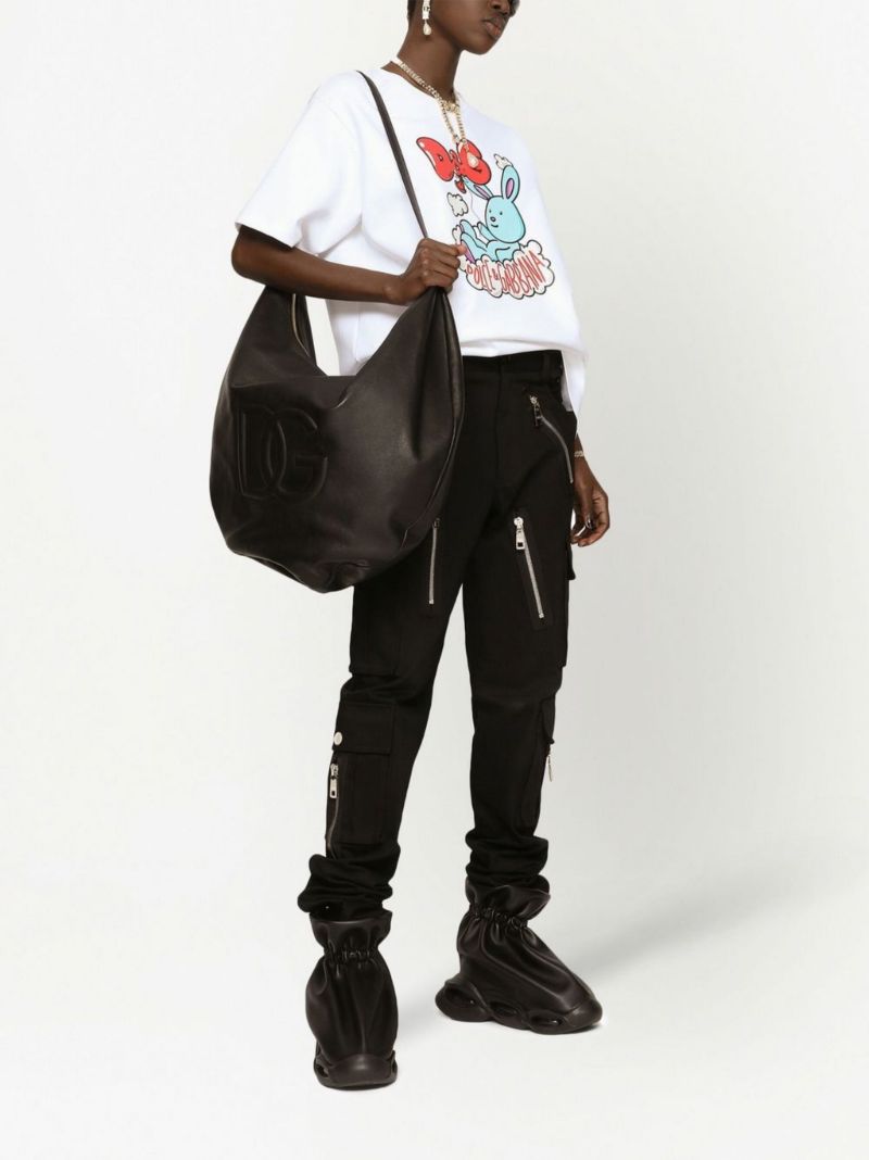 X Gianpiero D'alessandro White Graphic Print T-shirt