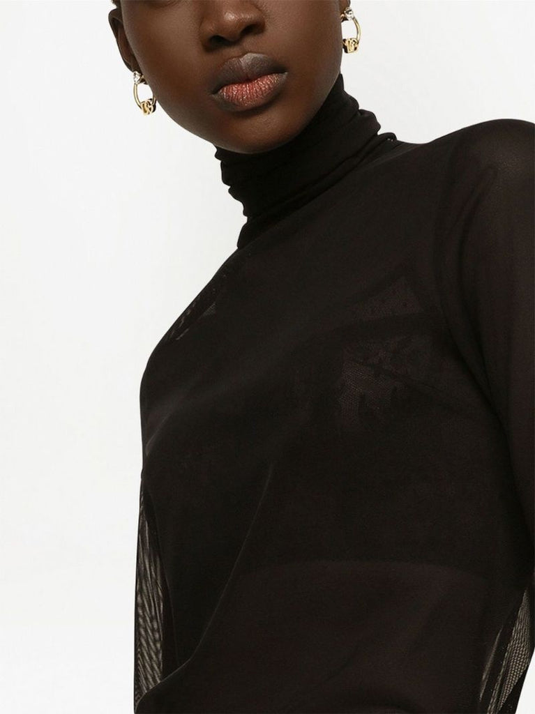Gold-tone Logo Hoop Earrings