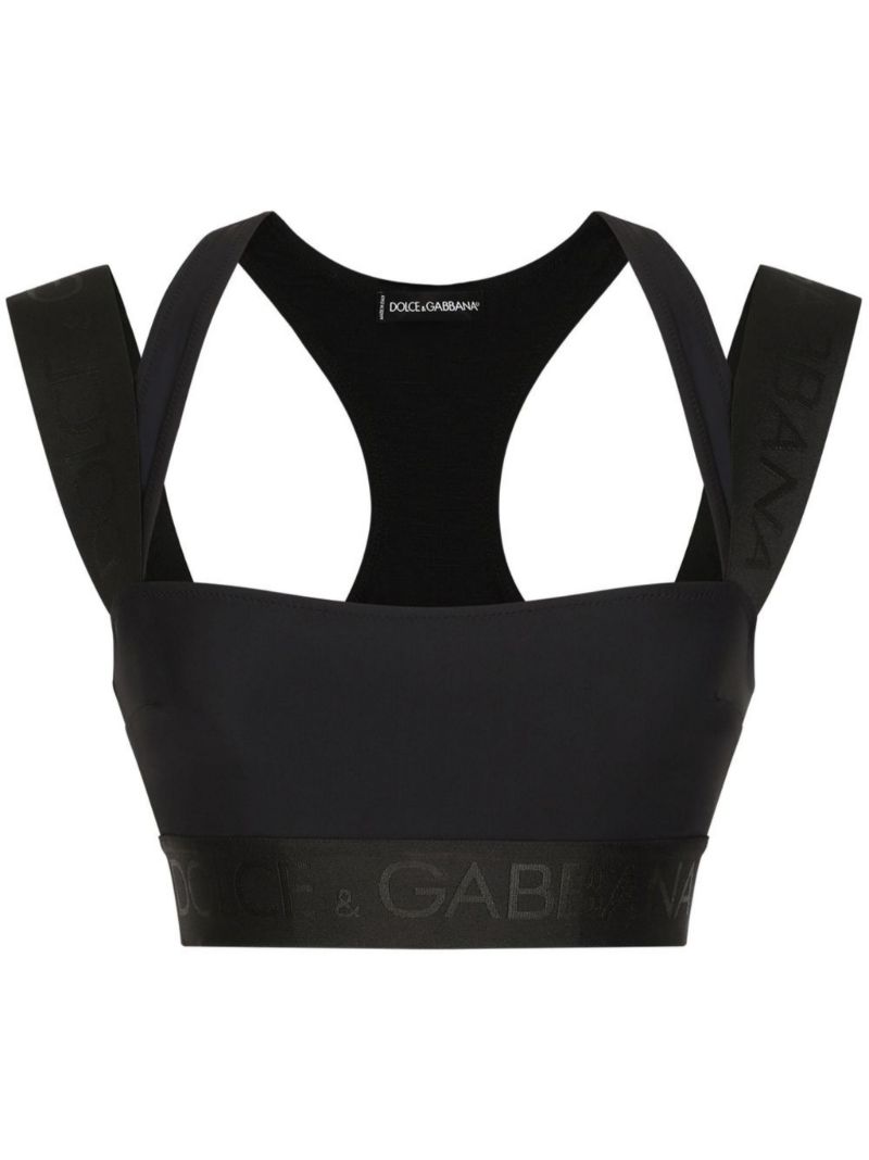 Black Jersey Bralette