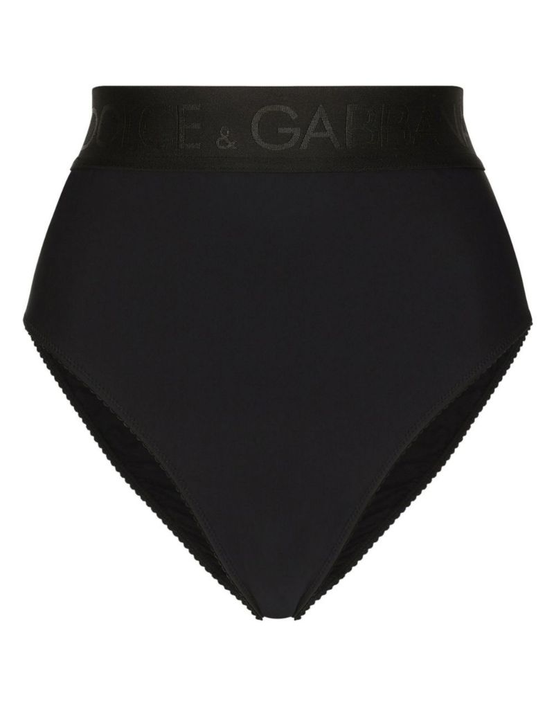 Black High-waisted Briefs