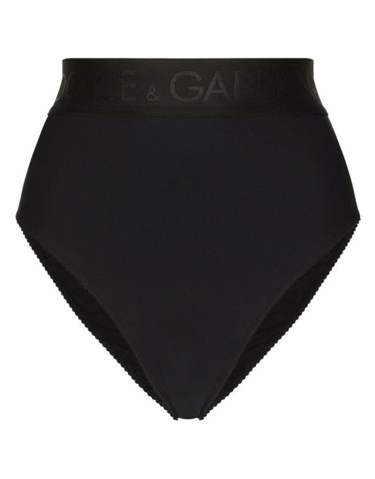 Black High-waisted Briefs