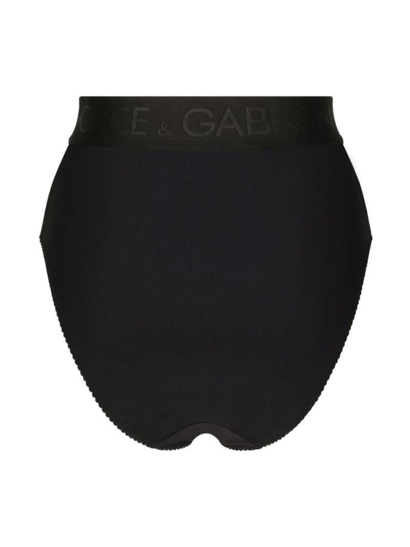 Black High-waisted Briefs
