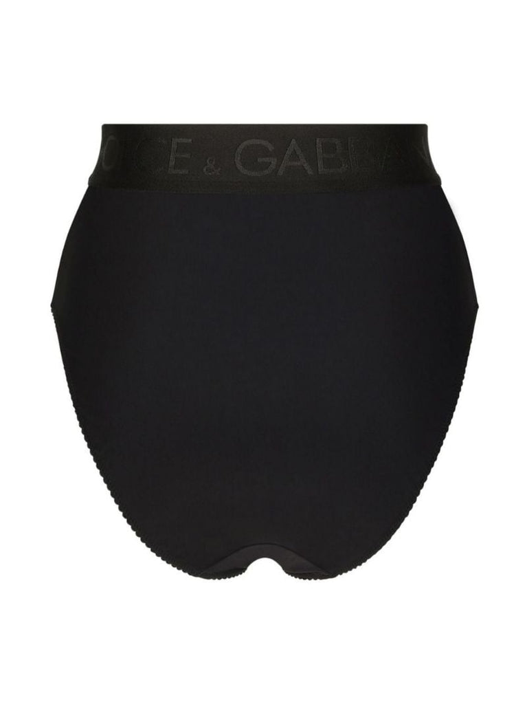 Black High-waisted Briefs