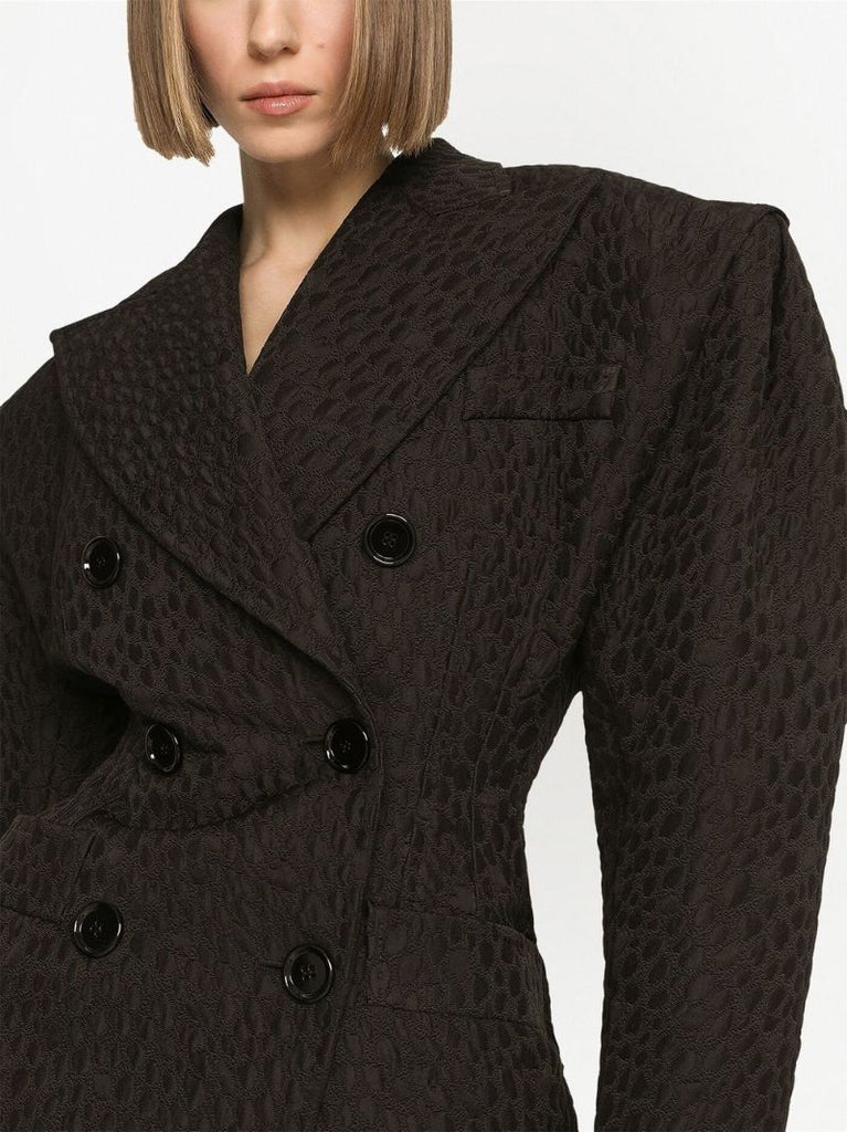 Black Structured CloquÃ_x0083_Â© Jacket
