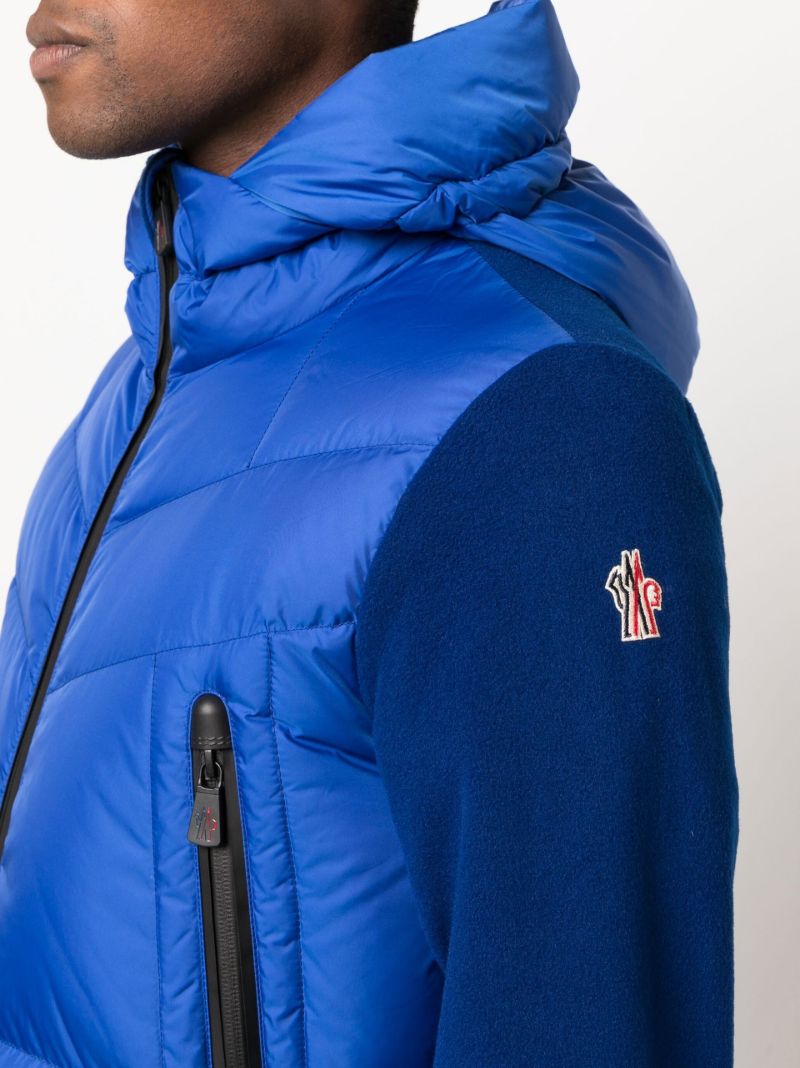 Blue Zip-up Padded Jacket