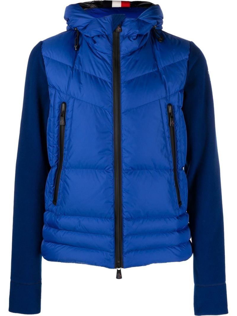 Blue Zip-up Padded Jacket