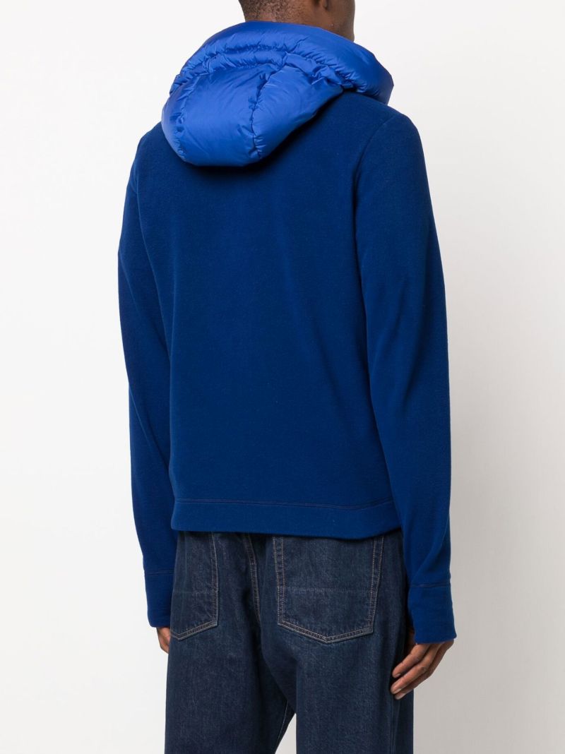Blue Zip-up Padded Jacket