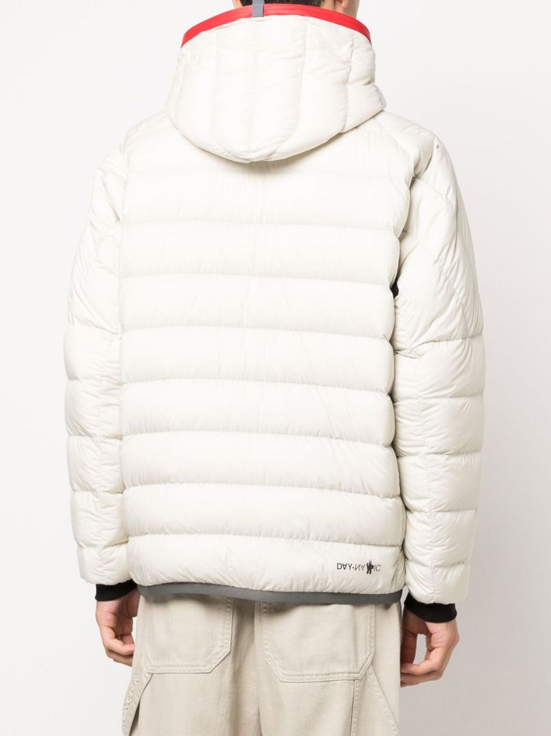 Neutral Barnave Hooded Padded Jacket