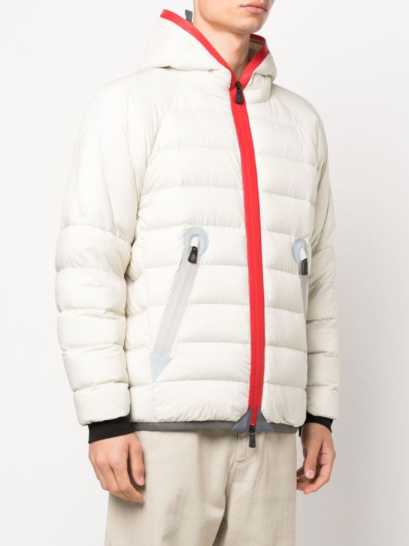 Neutral Barnave Hooded Padded Jacket