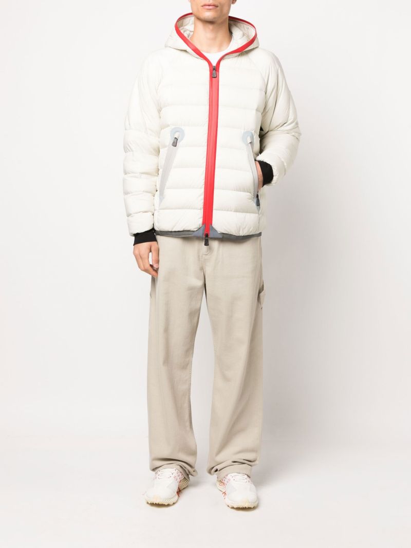 Neutral Barnave Hooded Padded Jacket