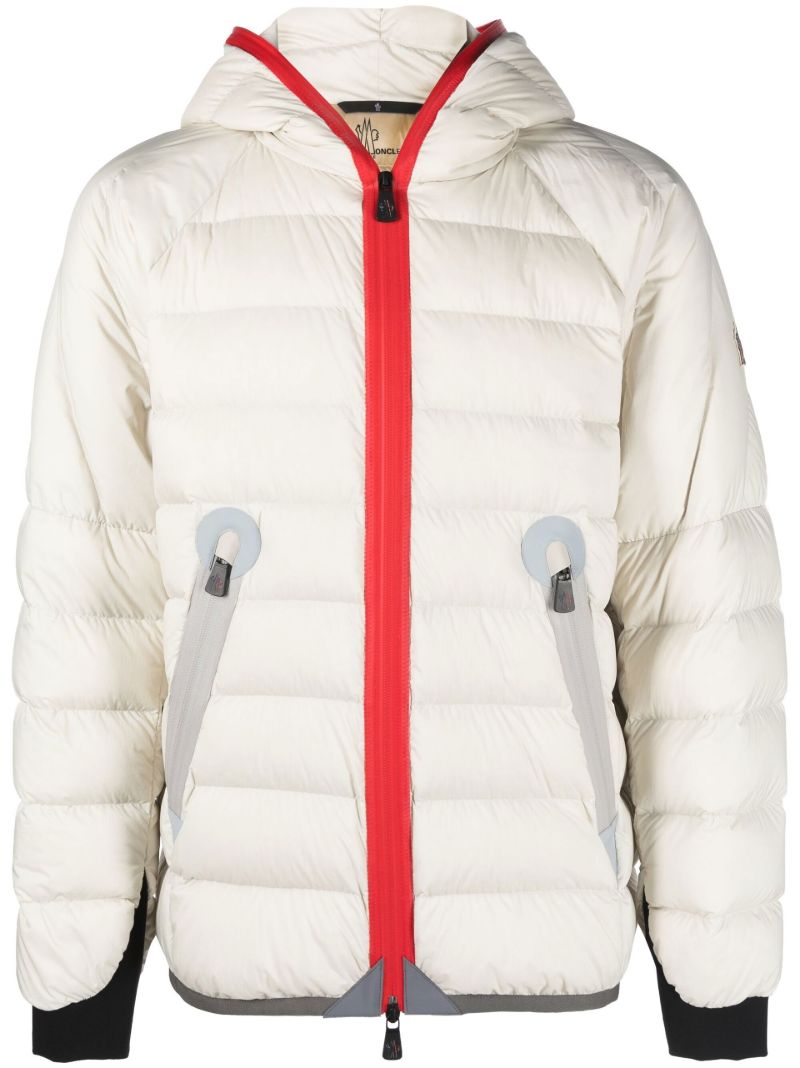 Neutral Barnave Hooded Padded Jacket