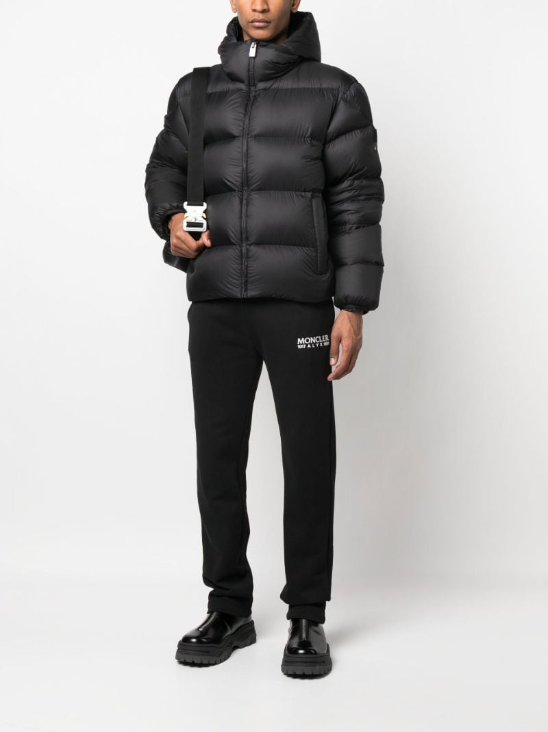 X 1017 Alyx 9sm Black Logo Print Track Pants