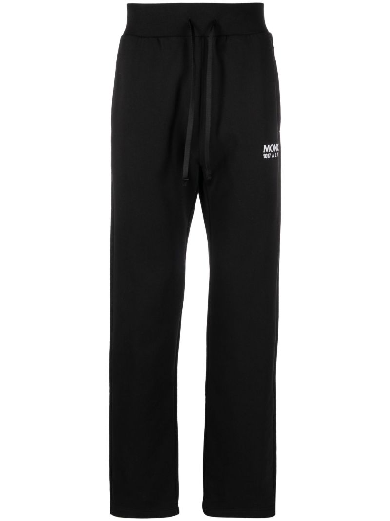 X 1017 Alyx 9sm Black Logo Print Track Pants