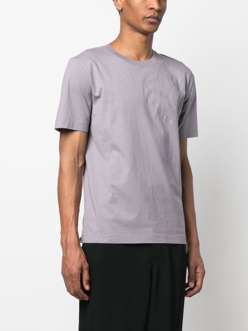 X 1017 Alyx 9sm Grey Cotton Logo Print T-shirt
