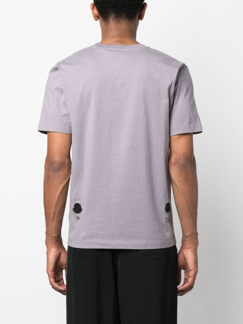 X 1017 Alyx 9sm Grey Cotton Logo Print T-shirt