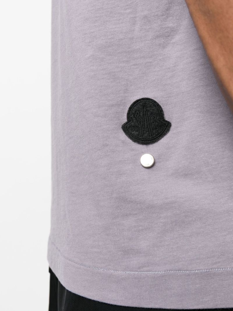 X 1017 Alyx 9sm Grey Cotton Logo Print T-shirt