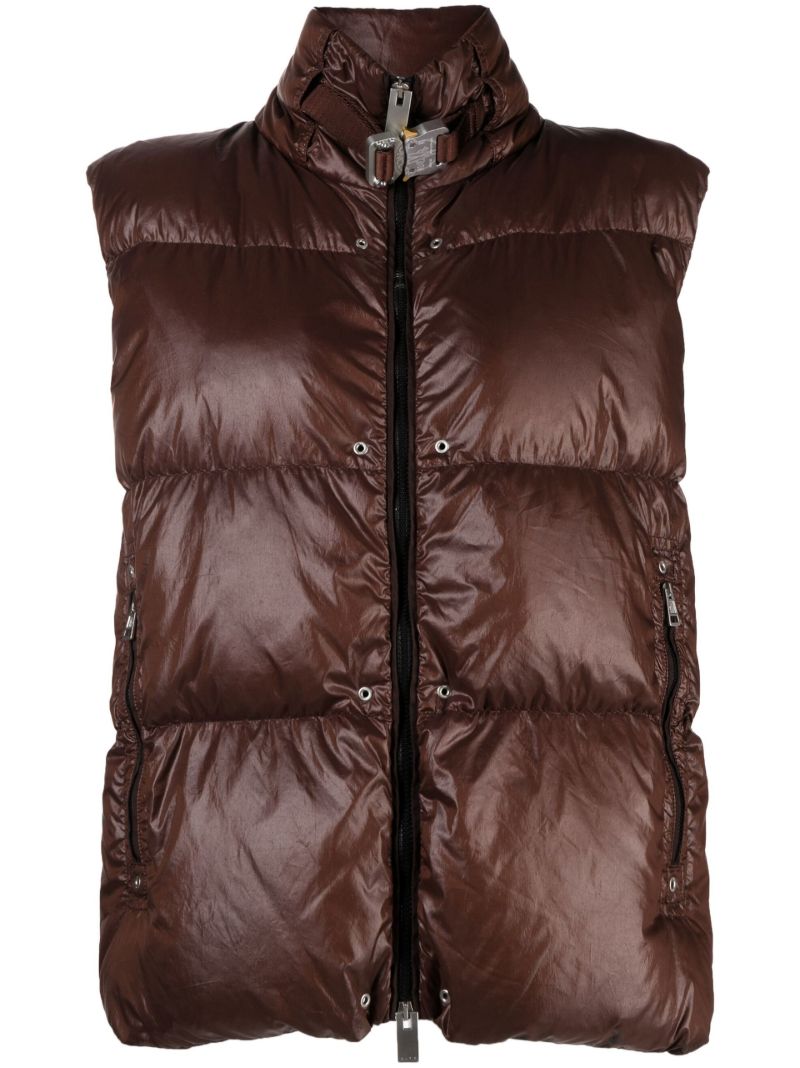X 1017 Alyx 9sm Brown Islot Puffer Gilet