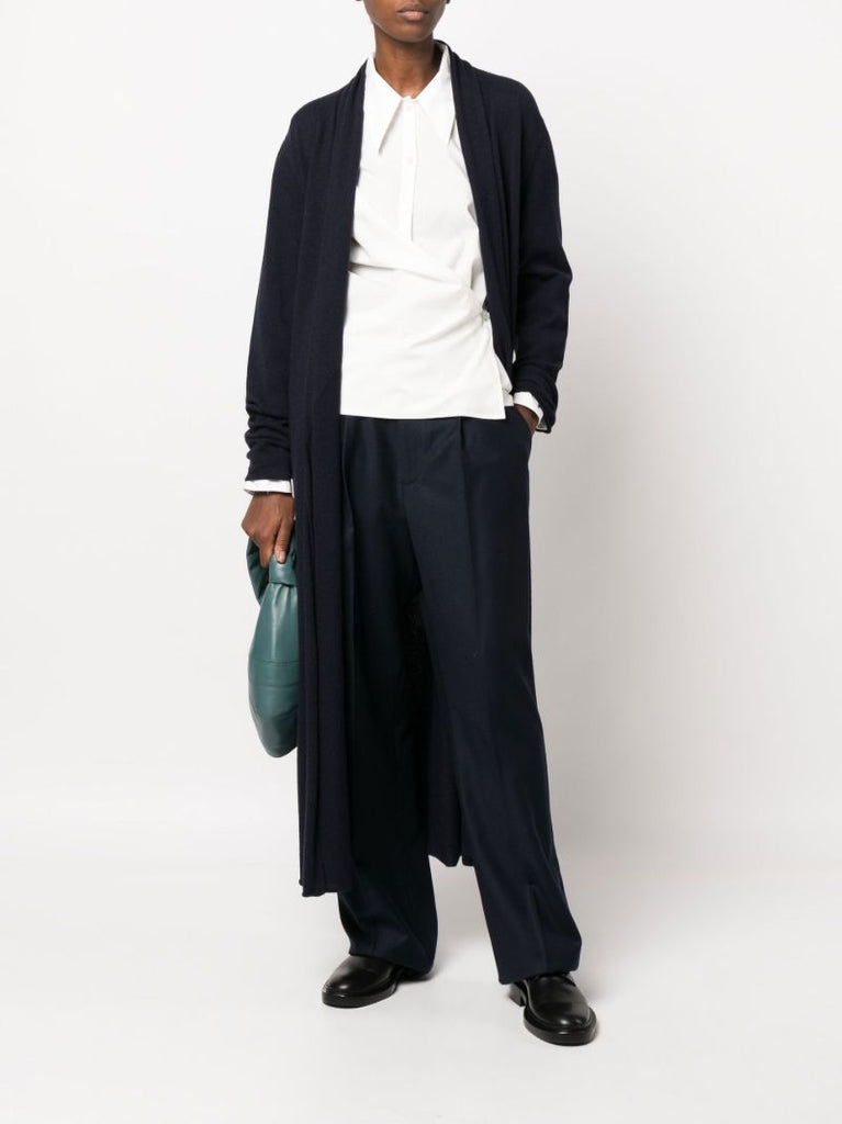 White Cotton Wrap Shirt