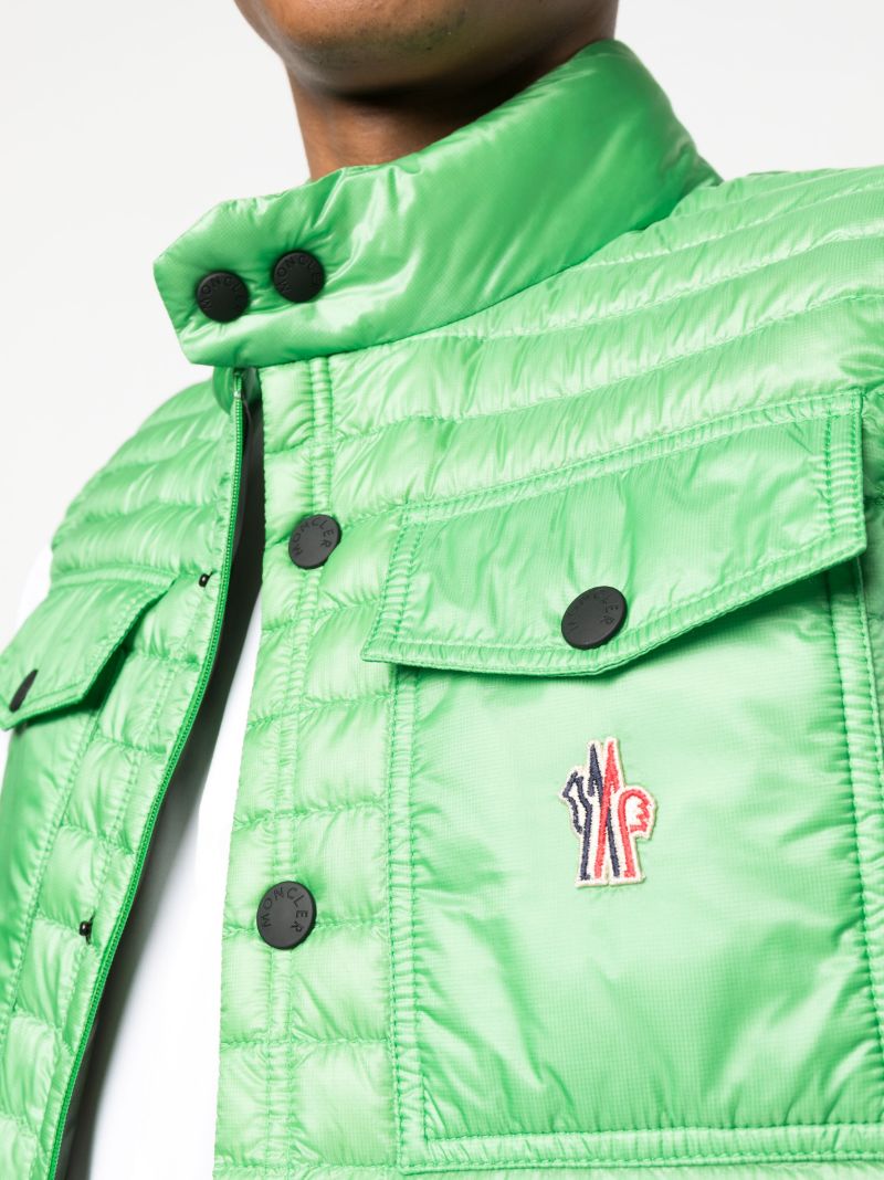 Green Ollon Down Gilet