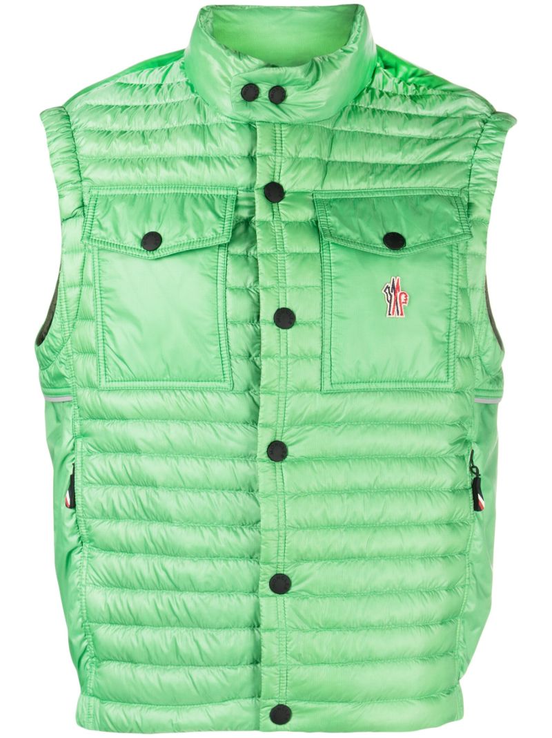 Green Ollon Down Gilet