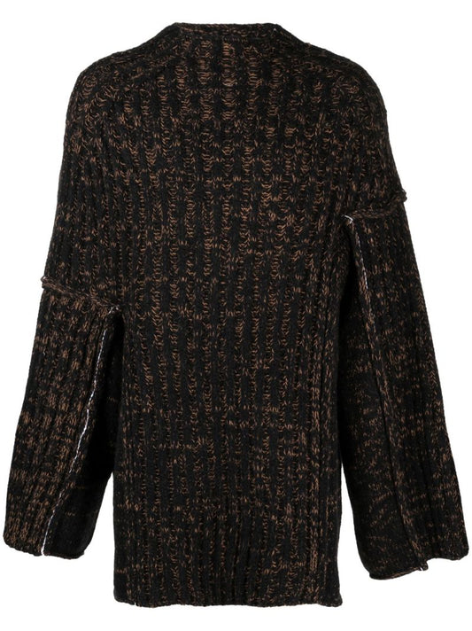 Brown Chunky Knit Sweater