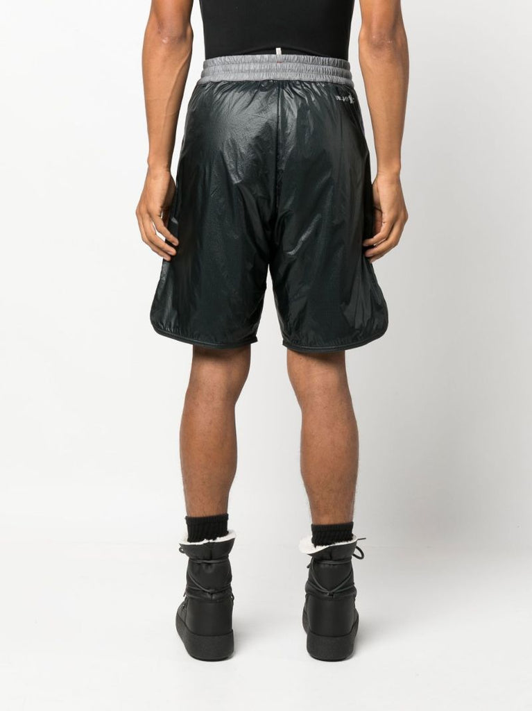 Black Colourblock Track Shorts
