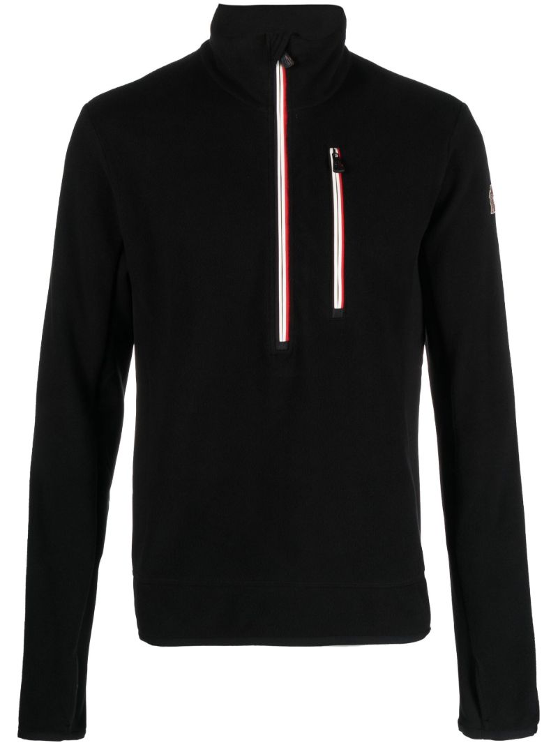 Black Half-zip Sweatshirt