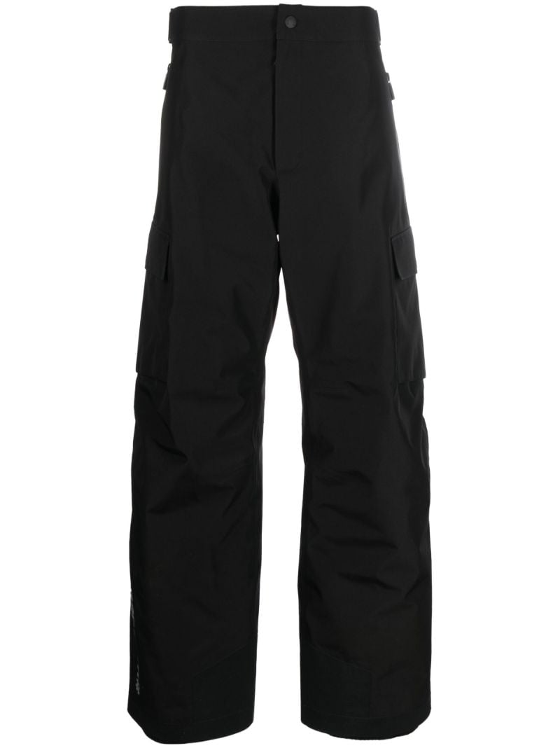 Black Cargo Pocket Ski Trousers