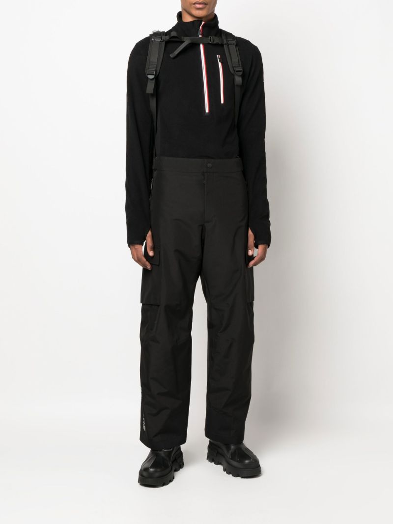 Black Cargo Pocket Ski Trousers