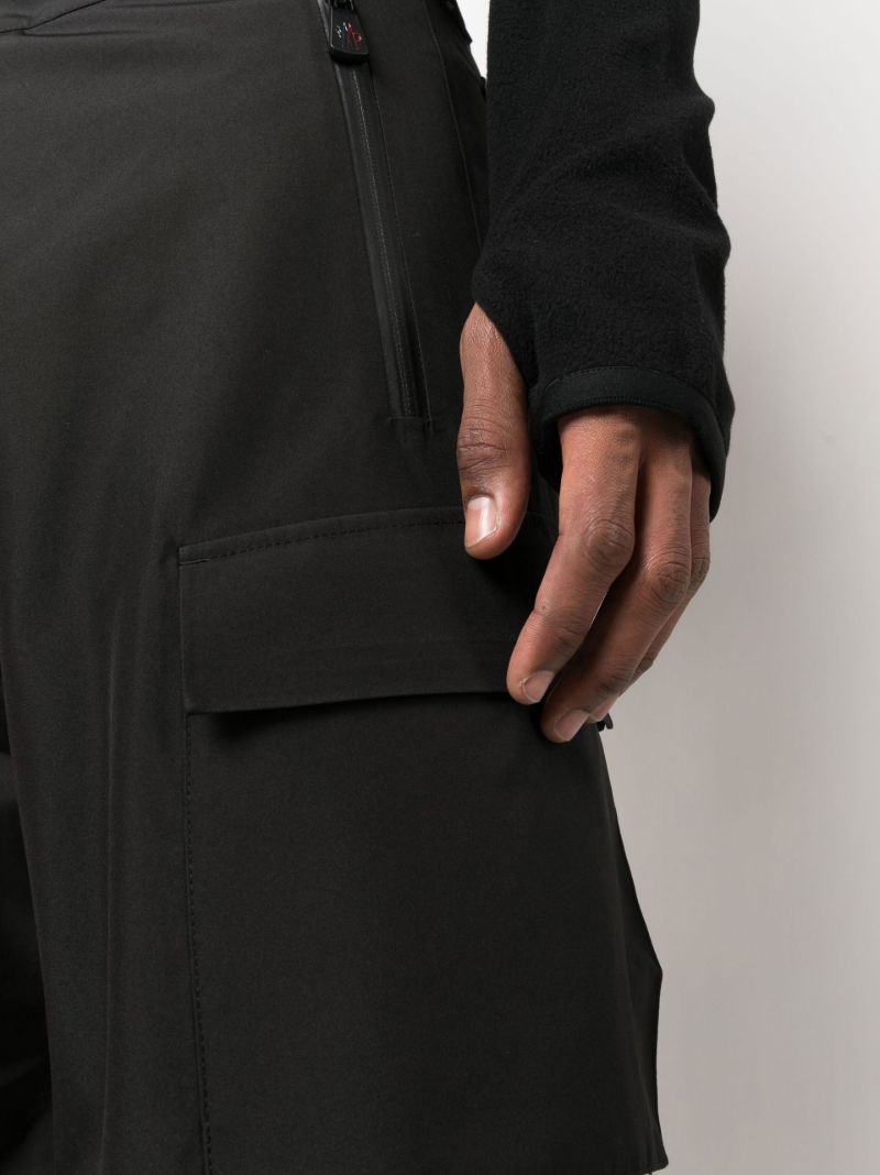 Black Cargo Pocket Ski Trousers