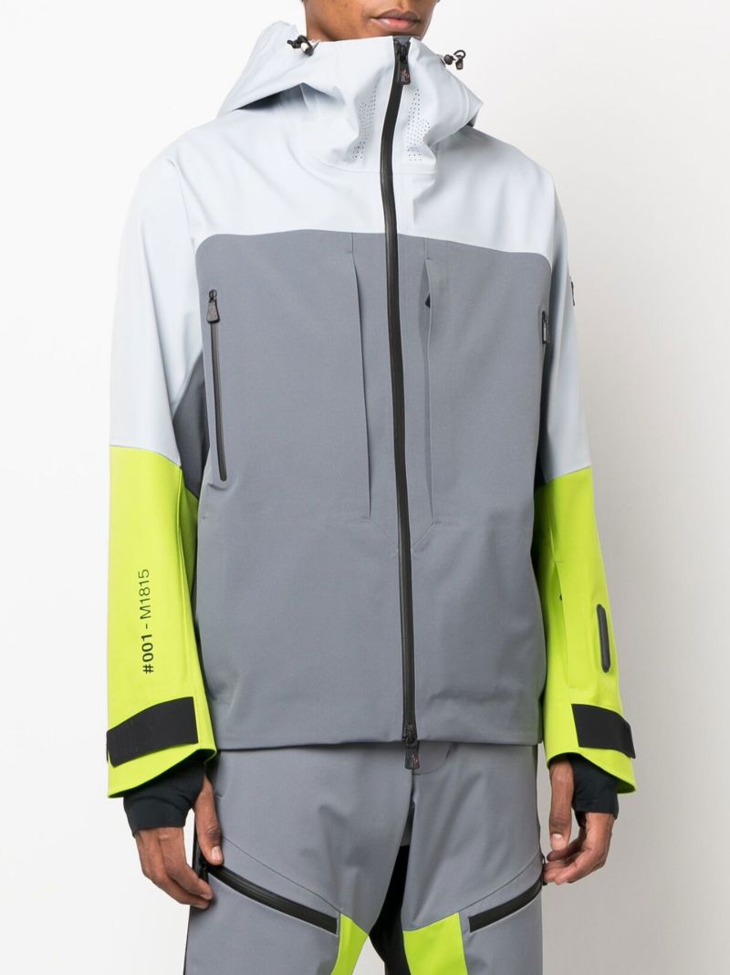 Grey Brizon Zip Up Hooded Jacket