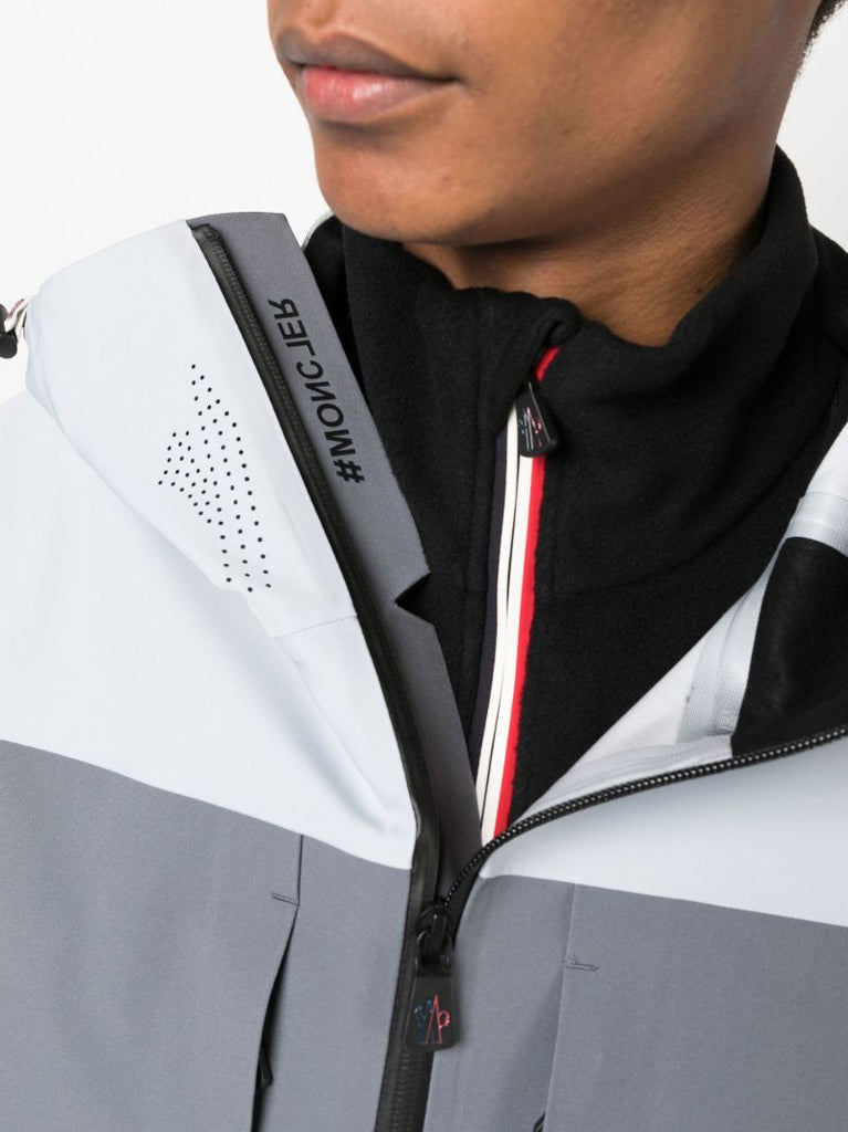 Grey Brizon Zip Up Hooded Jacket