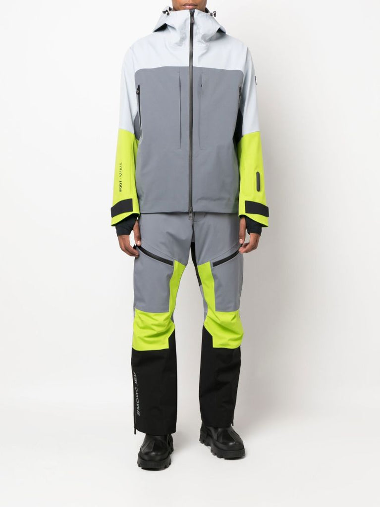Grey Brizon Zip Up Hooded Jacket