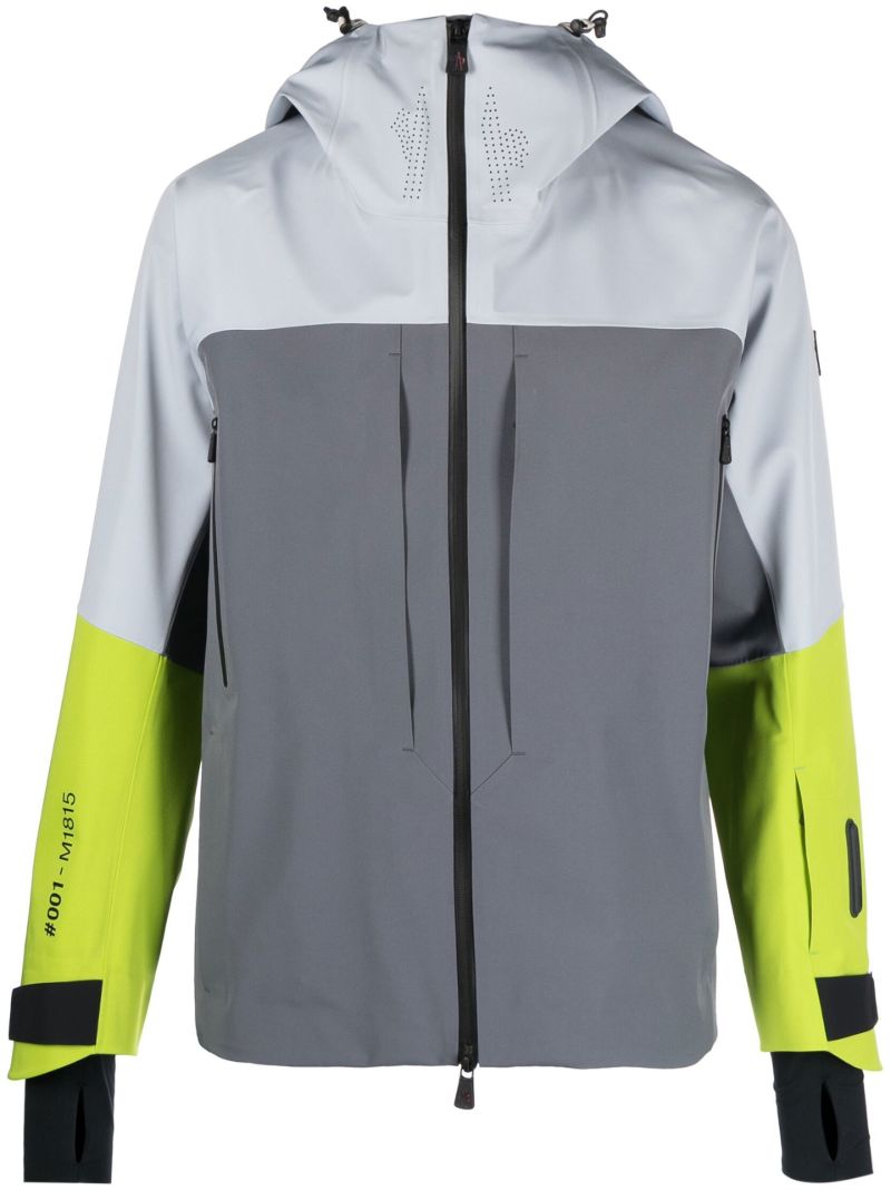 Grey Brizon Zip Up Hooded Jacket