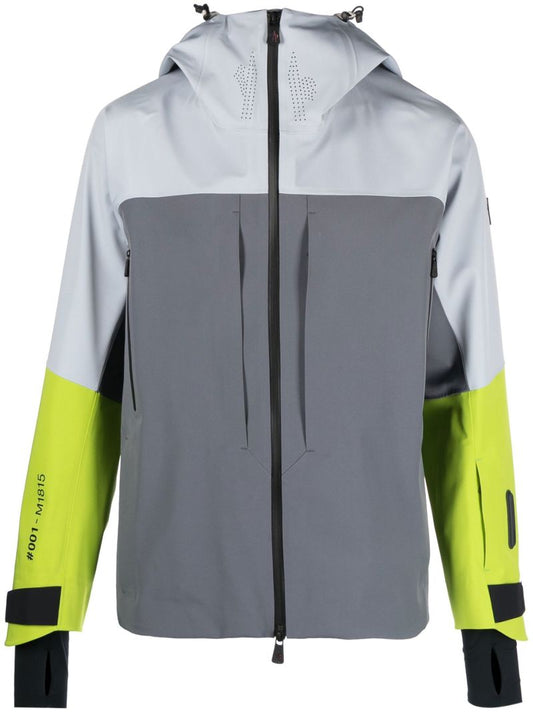 Grey Brizon Zip Up Hooded Jacket